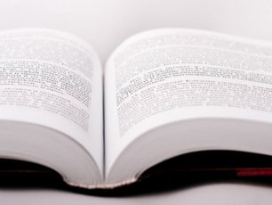 Picture of an open book