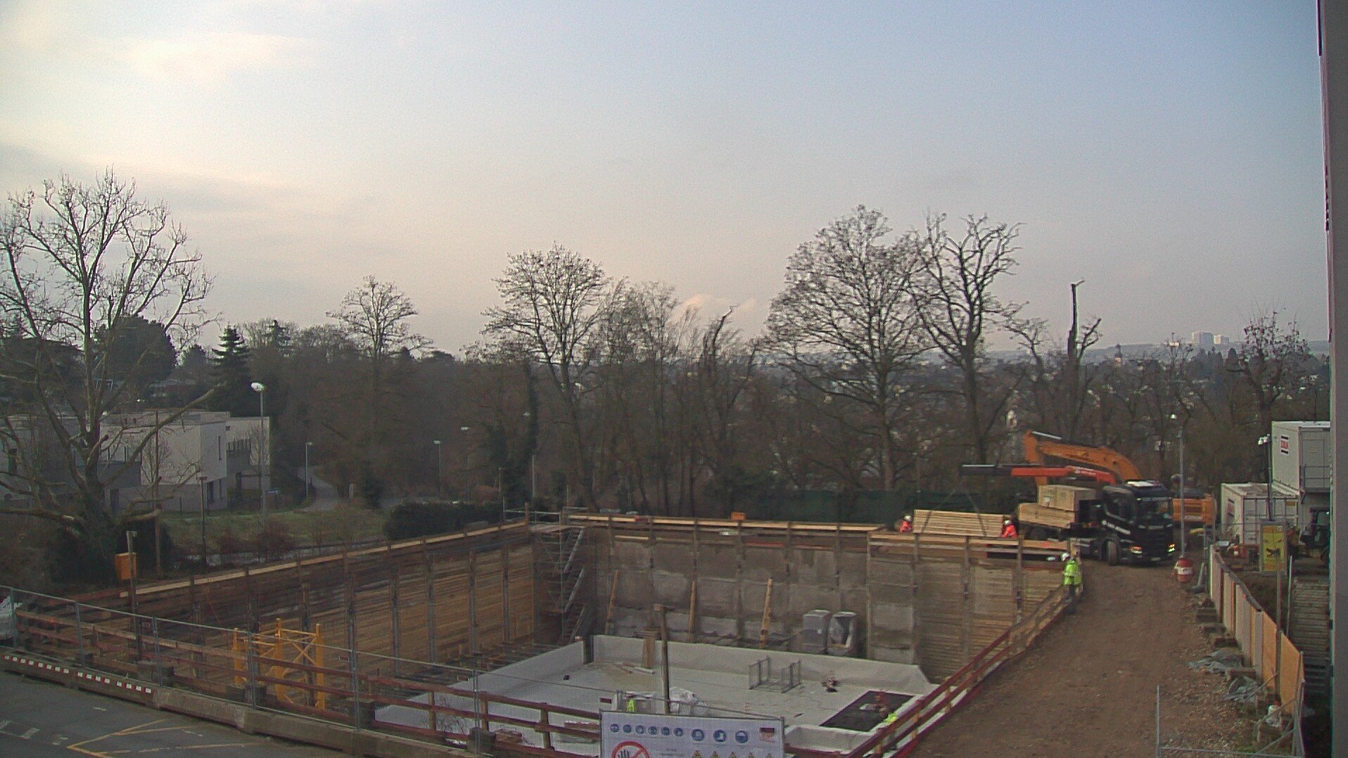 Photo of the new building site