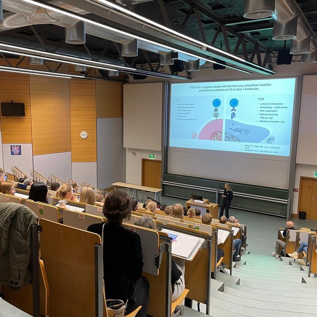 Picture of a lecture of Johanna Oöweus