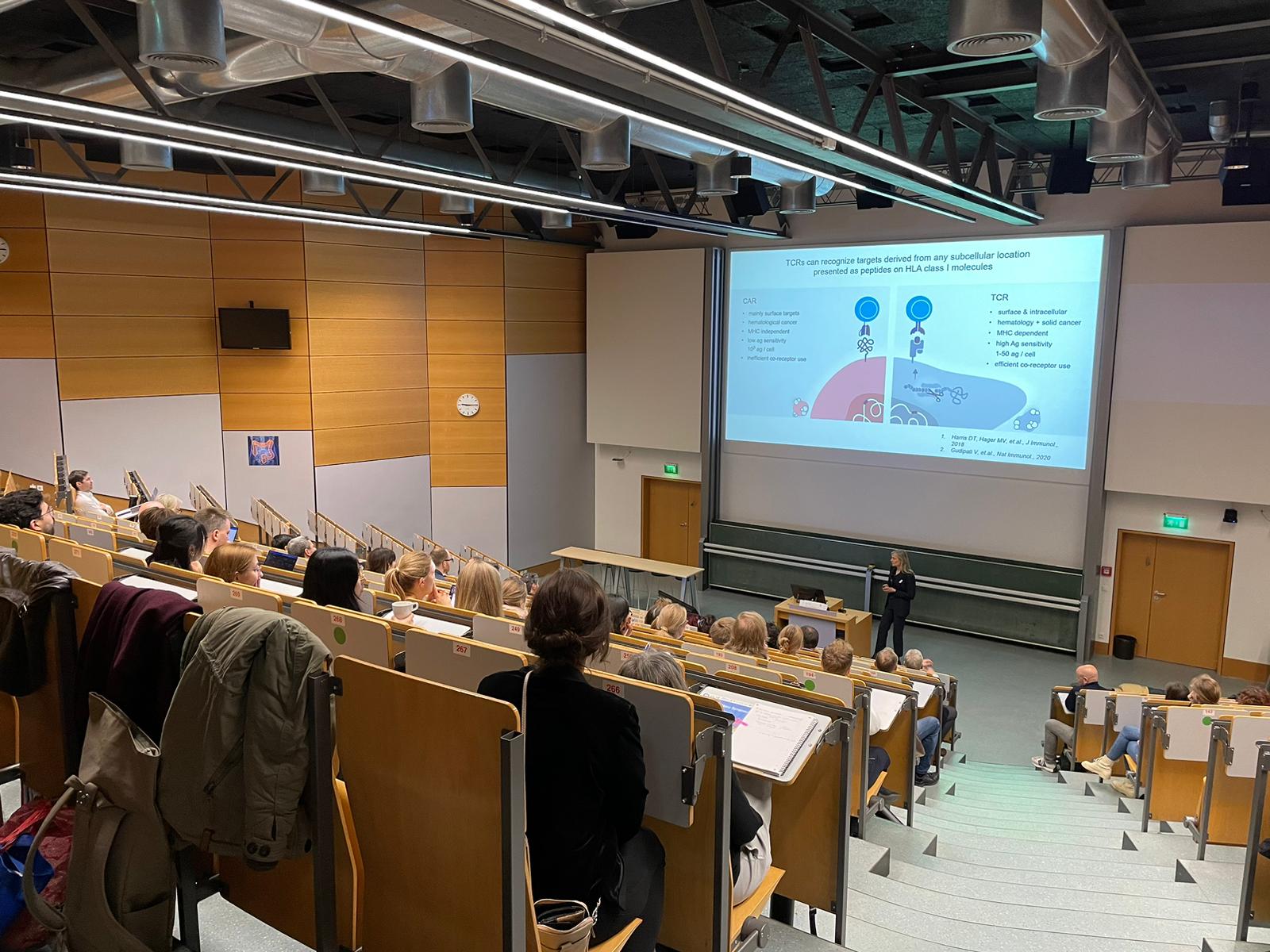 Picture of a lecture of Johanna Oöweus